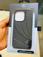 کاور اورجینال چرم مدل بنز مناسب گوشی آیفون 14pro - Image 9