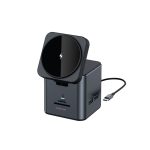 هاب ۹ پورت Green Lion مدل Docking Station با خروجی HDMI، USB-C و LAN رنگ مشکی