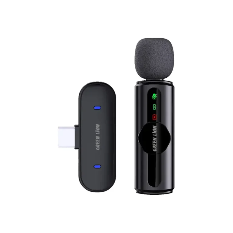 میکروفون بی‌سیم گرین لاین GM-75X با اتصال 3 در 1 و کیفیت صدای HD