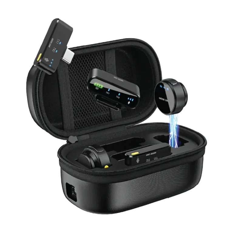 میکروفون بی‌سیم گرین لاین GM-85X سه کاره با گیرنده‌های متنوع و طراحی قابل حمل